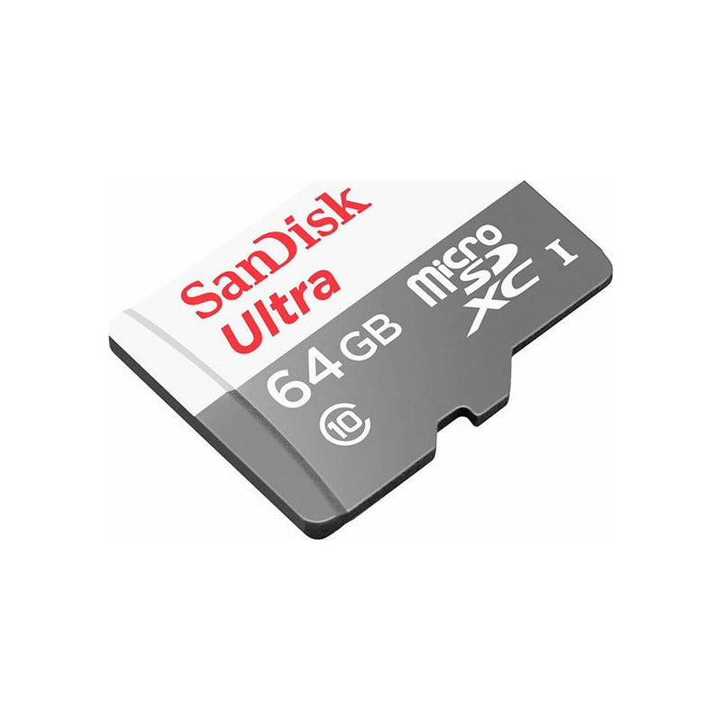 Tarjeta De Memoria  Sandisk Sdsqunr-064g-gn3ma  Ultra Con Adaptador Sd 64gb