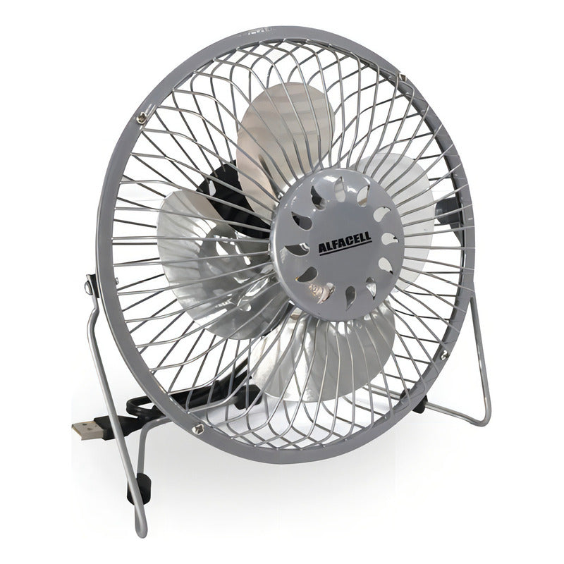 Ventilador De Mesa  Alfacell Mini Ls-904 Con 4 Palas, 15cm De Diámetro 110v