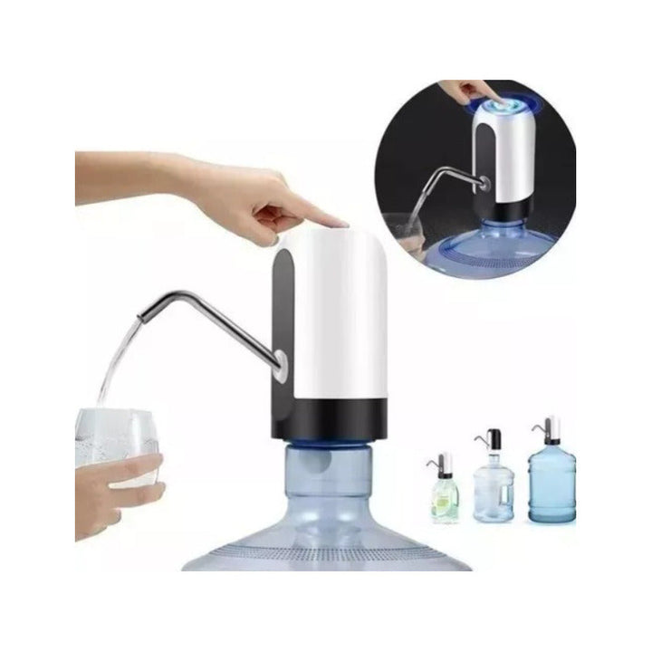 Dispensador De Agua Automático Para Botellon Recargable Color Blanco