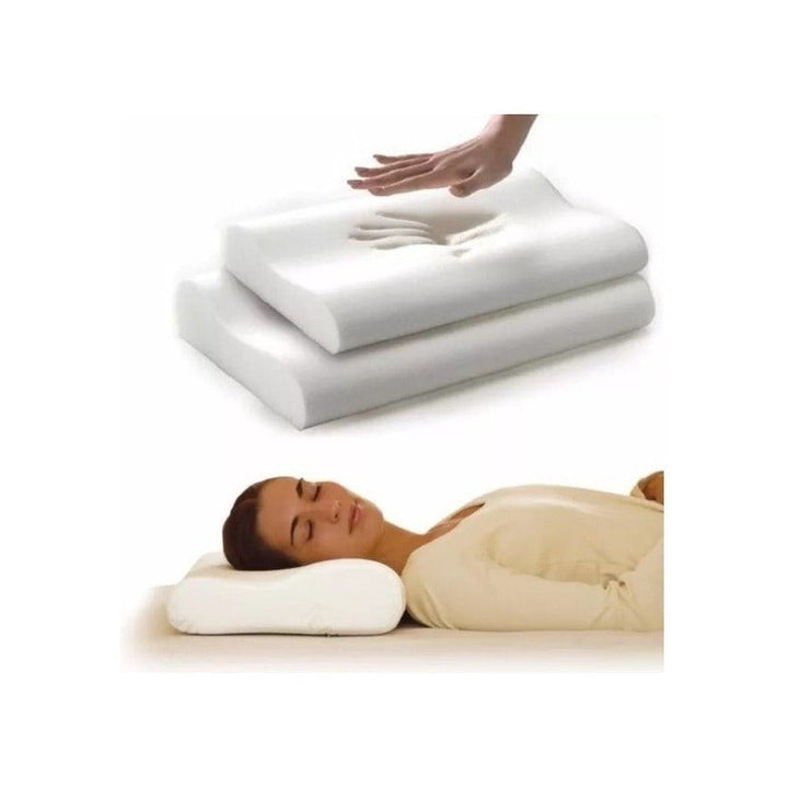 Almohada De Aloe Vera Ortopédica Cool Pillow Indeformable Marca One Pixel Blanca