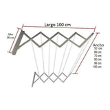 Tendederos De Ropa Plegables De 1 Mtr X 1 Mtr.