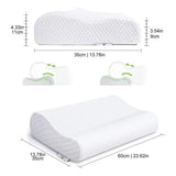 Almohada De Aloe Vera Ortopédica Cool Pillow Indeformable Marca One Pixel Blanca
