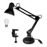 Lampara De Mesa Escritorio Brazo Flexible Metalica Ajustable