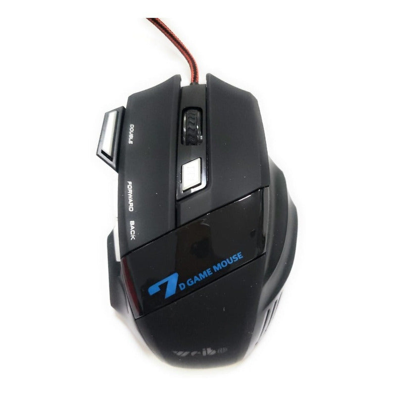 Mouse Gamer De Juego Weibo  X7 3200 Dpi Negro