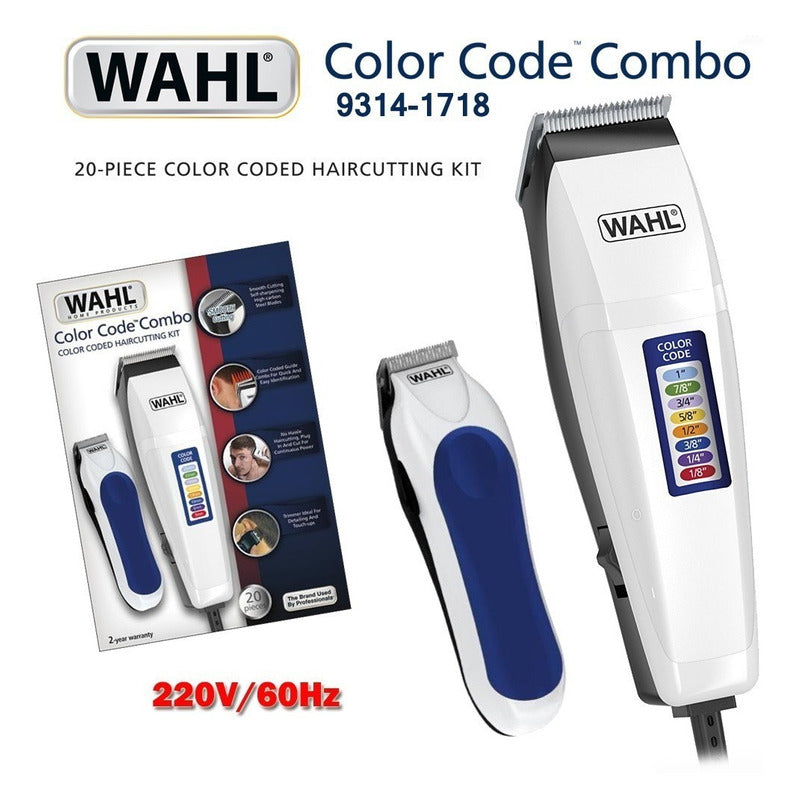 Wahl Color 20 Piezas Combo Peluquera Y Recortadora + Envio