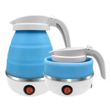 Hervidor D Agua Plegable Tetera Portátil Calentador 600 Azul