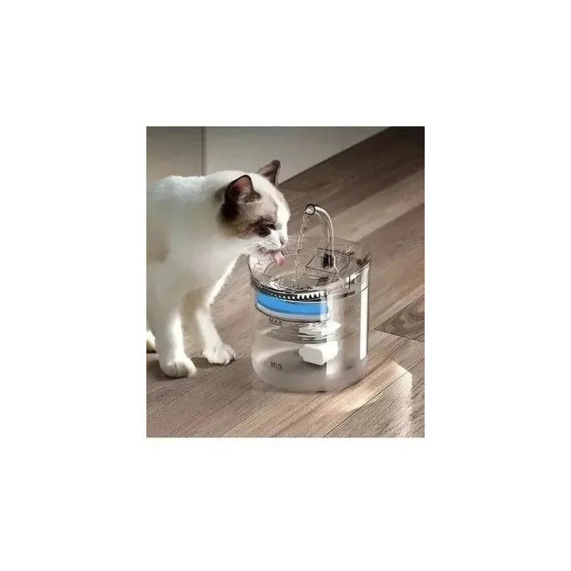 Fuente De Agua Para Mascotas Gatos Silencioso Automatico