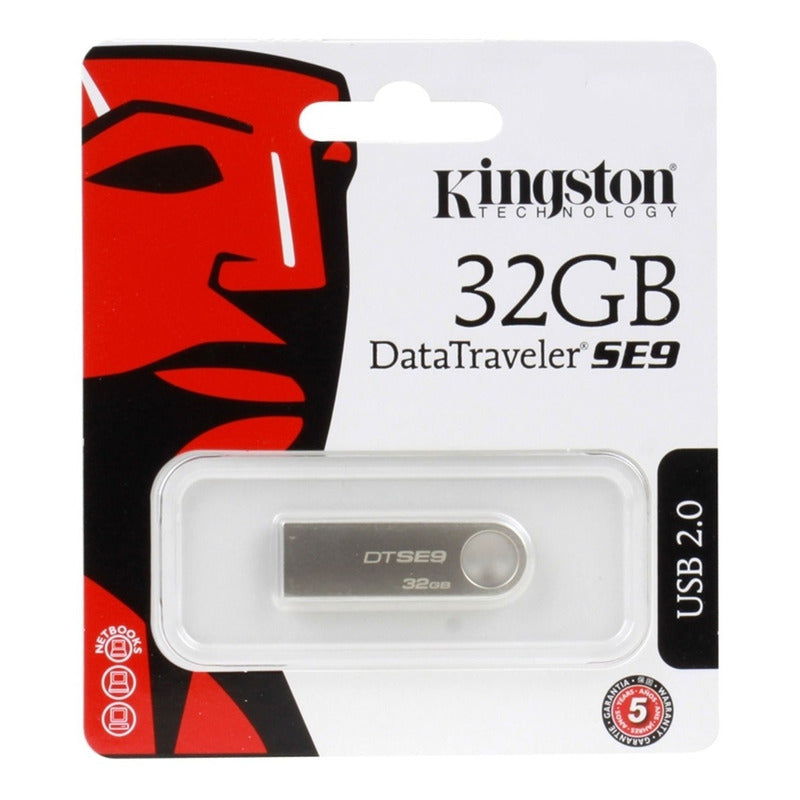 Usb Metalica Kingston De 32 Gb Original + Garantia