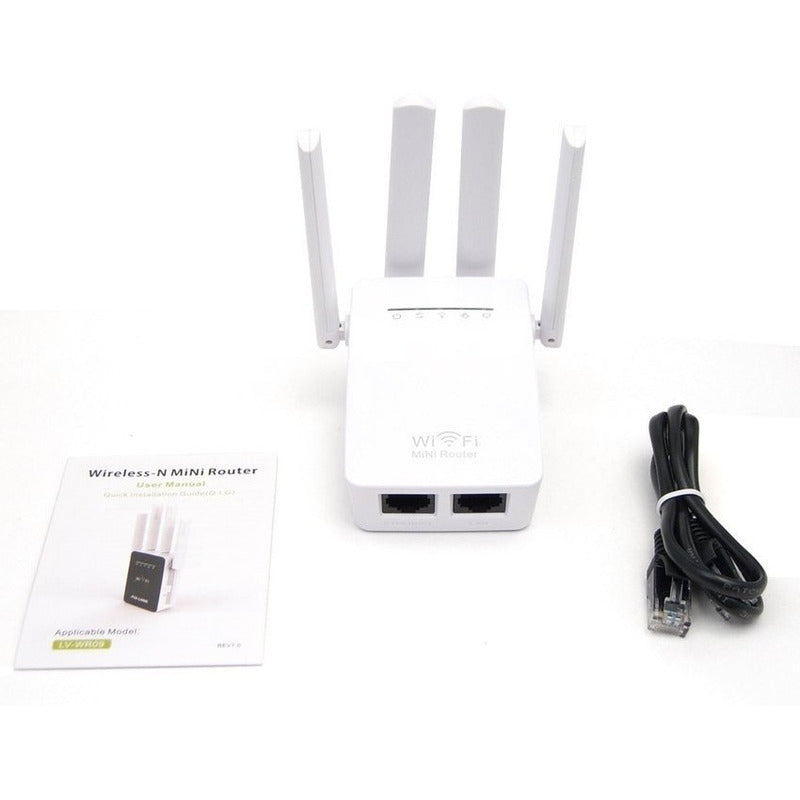 Repetidor Amplificador De Señal Wifi Router 300mbps Portable