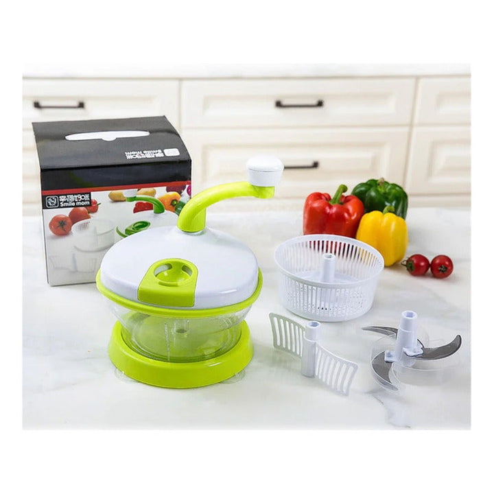 Secadora De Lechuga Cortador De Verduras Manual Picadora