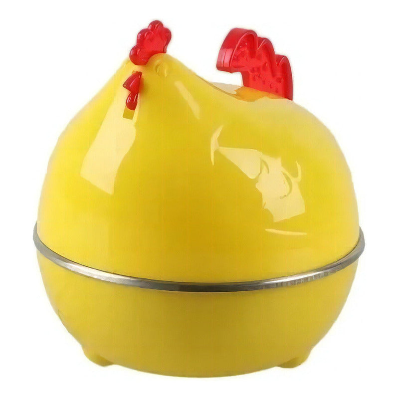 Gallina Electrica Cocinador Hervidor De 7 Huevos A Vapor Fit Color Amarillo