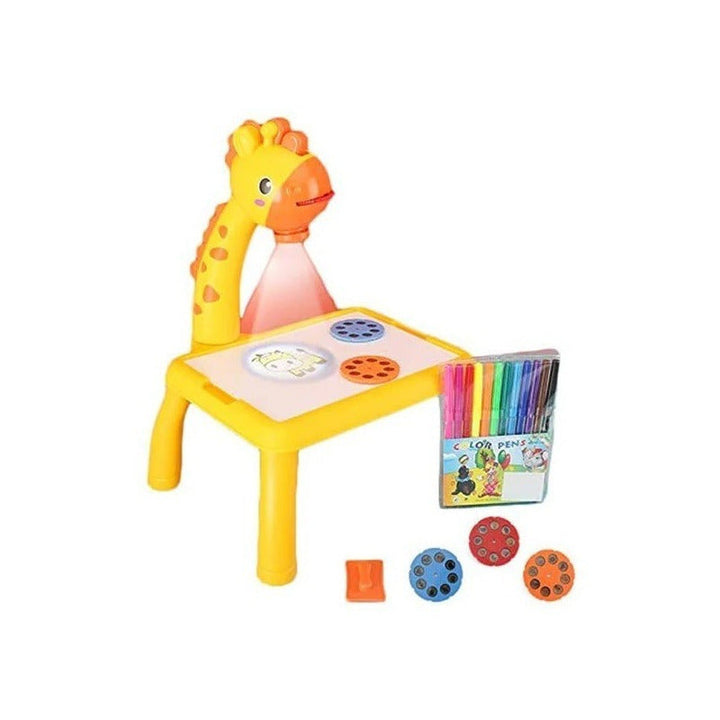 Mesa De Dibujo Para Niños Tablero Con Proyector Y Marcadores