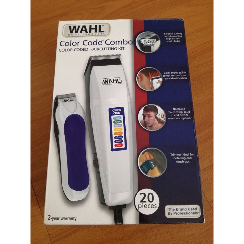 Wahl Color 20 Piezas Combo Peluquera Y Recortadora + Envio