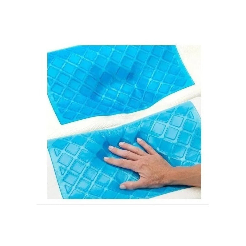 Almohada De Gel Ortopédica Memory Pillow Refrescante+funda