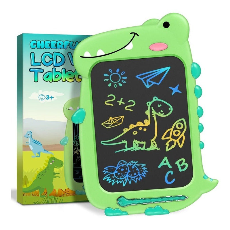 Tableta De Escritura Para Niños Lcd Tipo Dinosaurio 8,5 PuLG