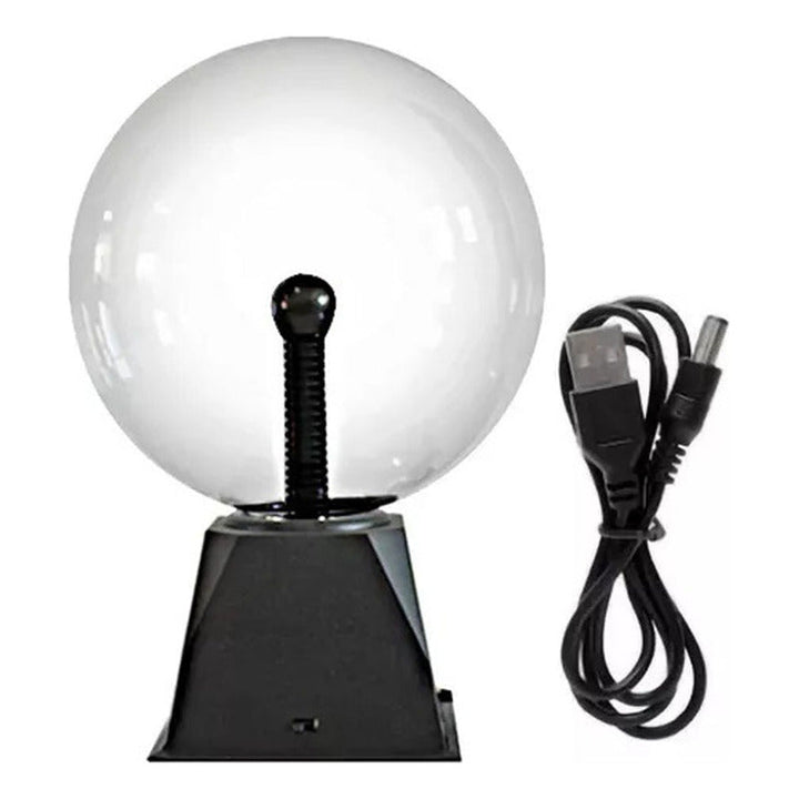 Esfera Bola De Plasma Lampara Rayos Interactiva Tacto Decora
