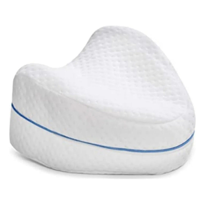 Almohada Para Piernas Rodillas Cojín Ortopédico Ergonómico Color Blanco