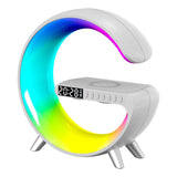 Lampara Parlante Bluetooth Luz Rgb Carga Inalambrica Celular