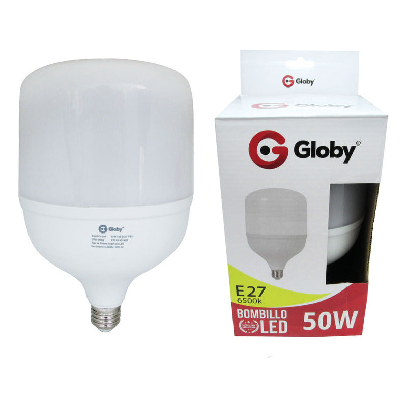 Bombillo Led 50w E27 Globy Color De La Luz Blanco 100v/240v