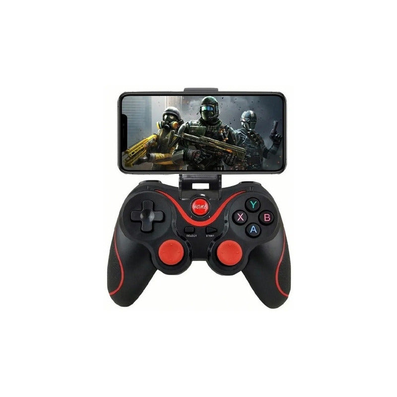 Control Inalámbrico Bluetooth Joystick Y Gamepad Android Ios Color Negro