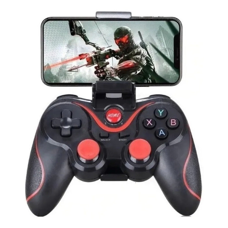 Control Inalámbrico Bluetooth Joystick Y Gamepad Android Ios Color Negro