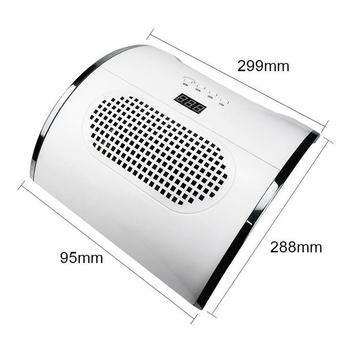 Lampara Uñas 3 En 1 Pulidor, 54w, 25000rpm Ventilador