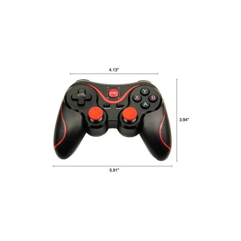 Control Inalámbrico Bluetooth Joystick Y Gamepad Android Ios Color Negro