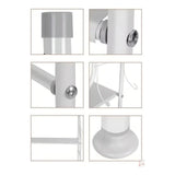 Organizador De Baño Estantería Mueble Ahorrador De Espacio 3 Color Blanco