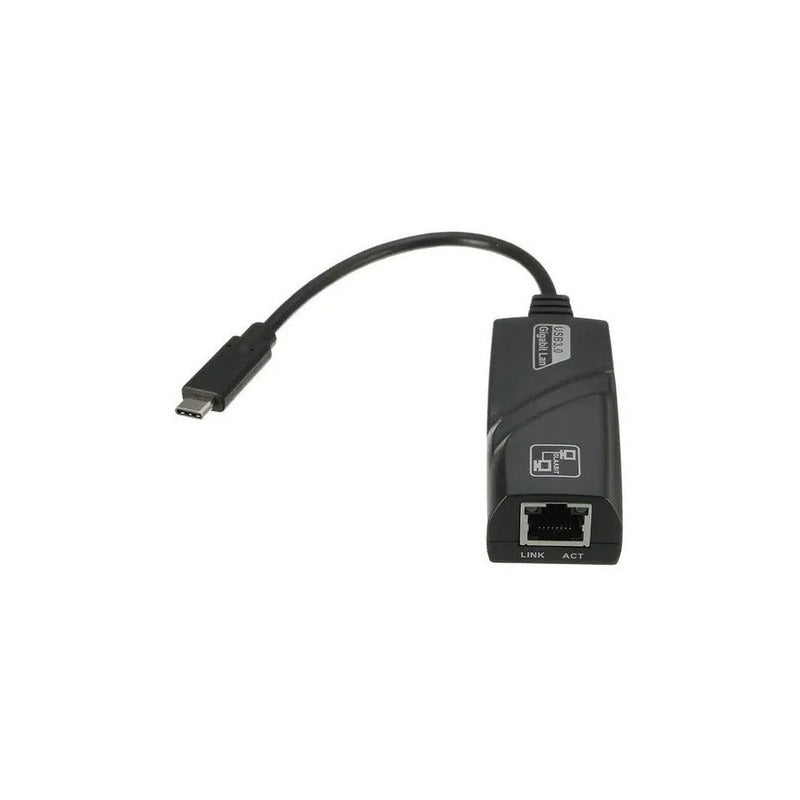 Adaptador Convertidor Tipo C A Ethernet Rj45 Red Gigabit Lan