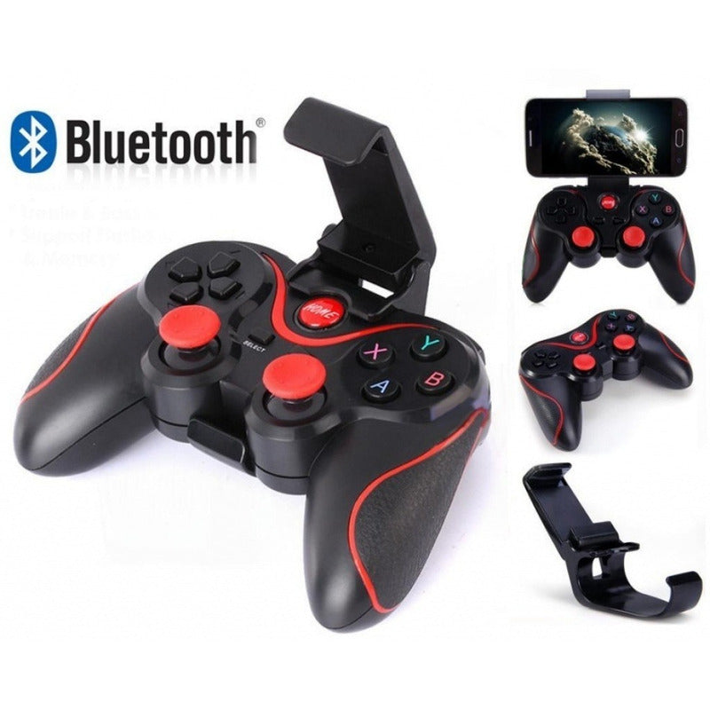 Control Bluetooth X3 Para Celular, Android, Pc, + Soporte