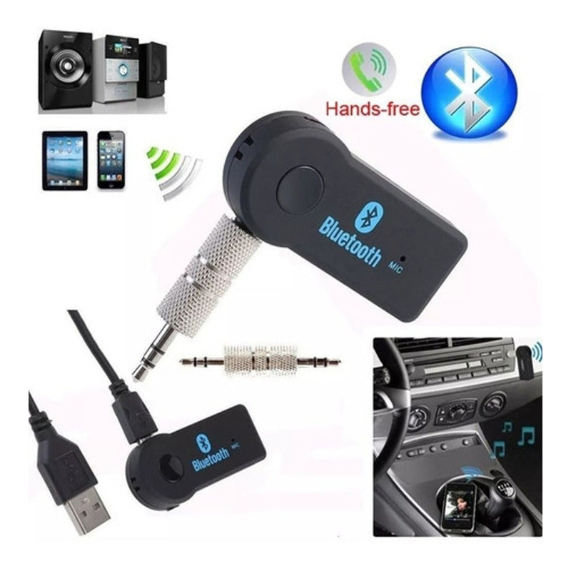 Car Bluetooth 3.5mm Aux Carro Manos Libres