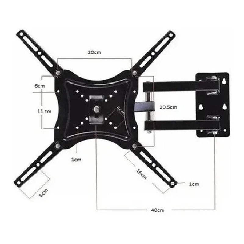 Soporte Base De Tv Monitor De 32-55 Pulgadas De Brazo X-400