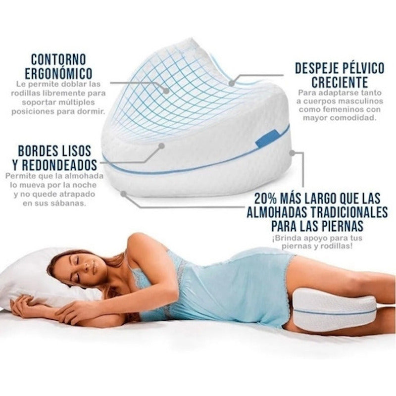 Almohada Para Piernas Leg Pillow Alinea Cadera Y Espalda