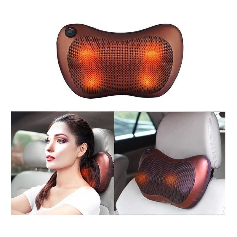 Almohada Masajeador Cuello Cervical Cojin Infrarojo