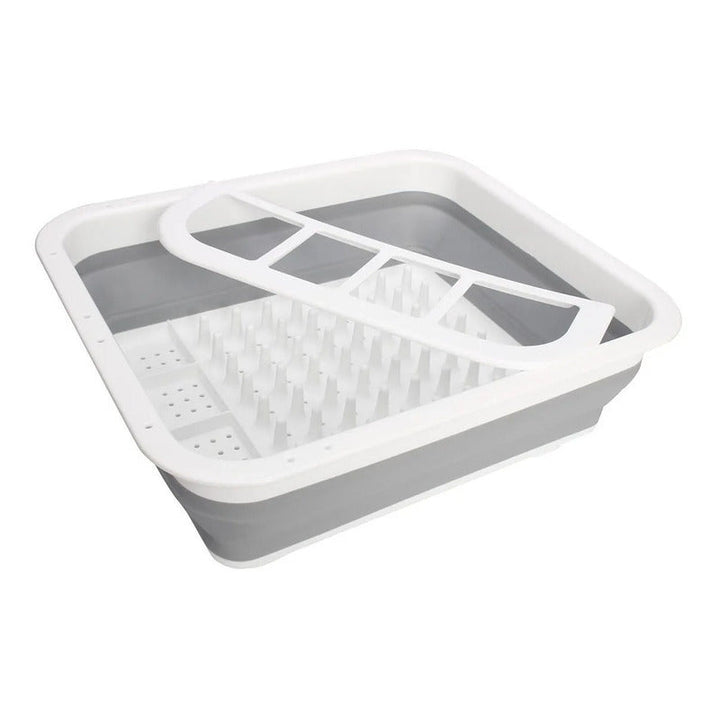Escurridor De Platos Plegable Secaplatos Color Blanco