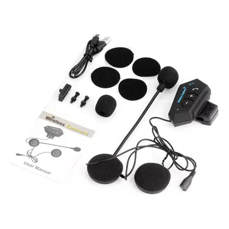 Intercomunicador Bt12 Auriculares Casco Bluetooh