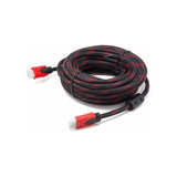 Cable Hdmi 10 Metros Doble Filtro Mallado Punta Dorada Nuevo