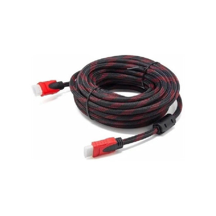 Cable Hdmi 10 Metros Doble Filtro Mallado Punta Dorada Nuevo