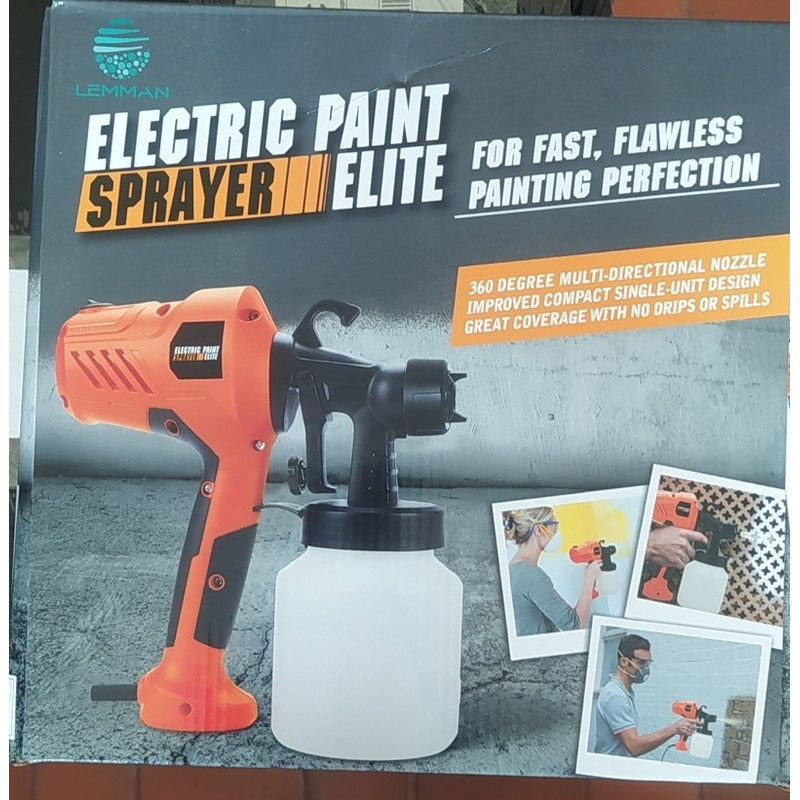 Pistola Para Pintar 400w Elite Sprayer Pulverizador 32000rpm Color Naranja Oscuro 110v