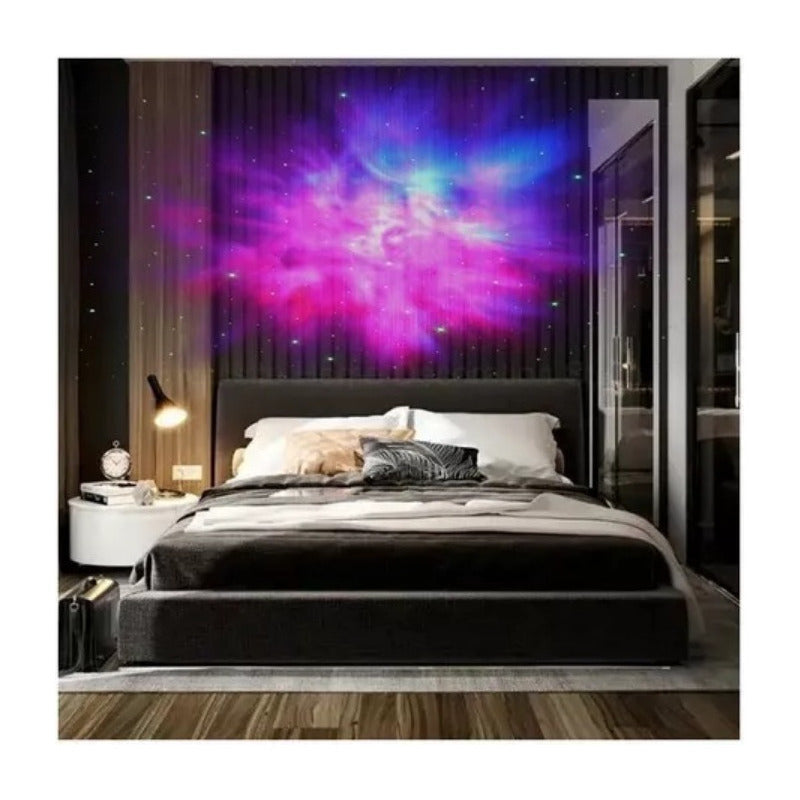 Astronauta Starry Sky Galaxy Stars Proyector Led Night Light Color De La Estructura Bianca B