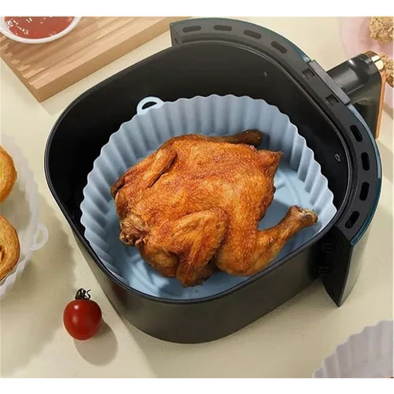 Molde Protector Para Freidora Air Fryer Silicona Reutizable