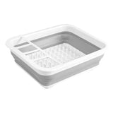 Escurridor De Platos Plegable De Plástico Practico Portatil