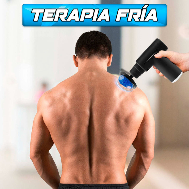 Massage Gun Masajeador Muscular Eléctrico Pistola Calor Frio Color Gun