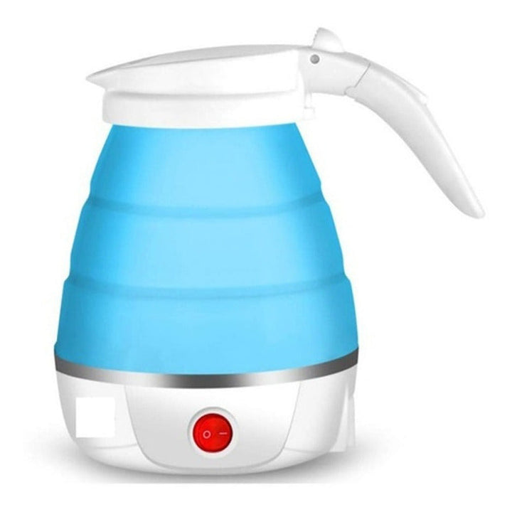 Hervidor D Agua Plegable Tetera Portátil Calentador 600 Azul