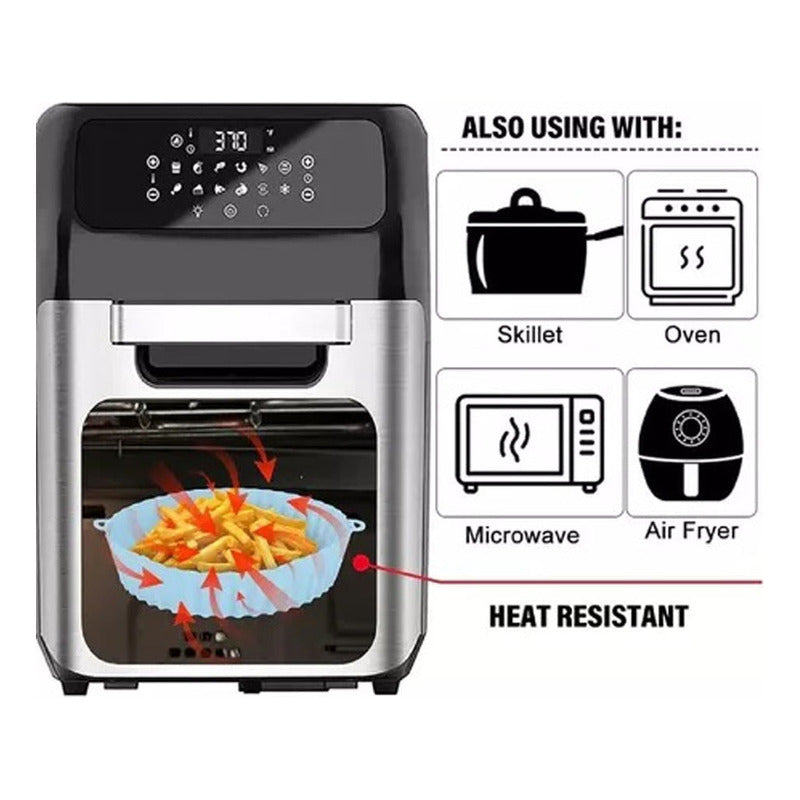 Molde Protector Para Freidora Air Fryer Silicona Reutizable