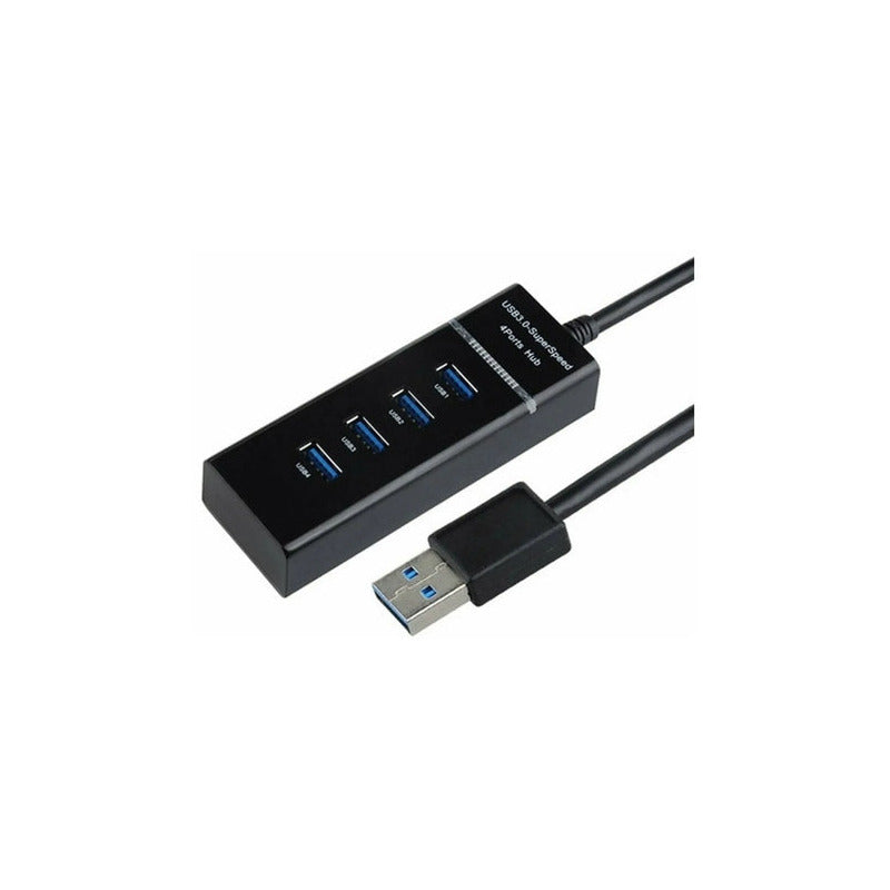 Hub 4 Puertos Usb 3.0 Mas Veloz 5gbps Compatible 2.0 Videcom