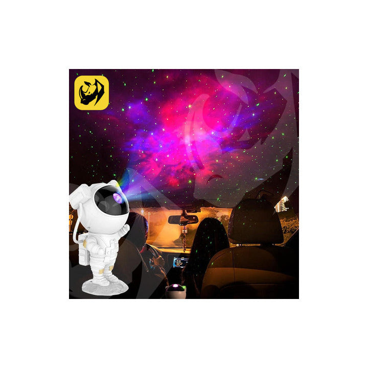 Proyector Lámpara Luz Led Galaxia Astronauta Ho442 Color De La Estructura Blanco