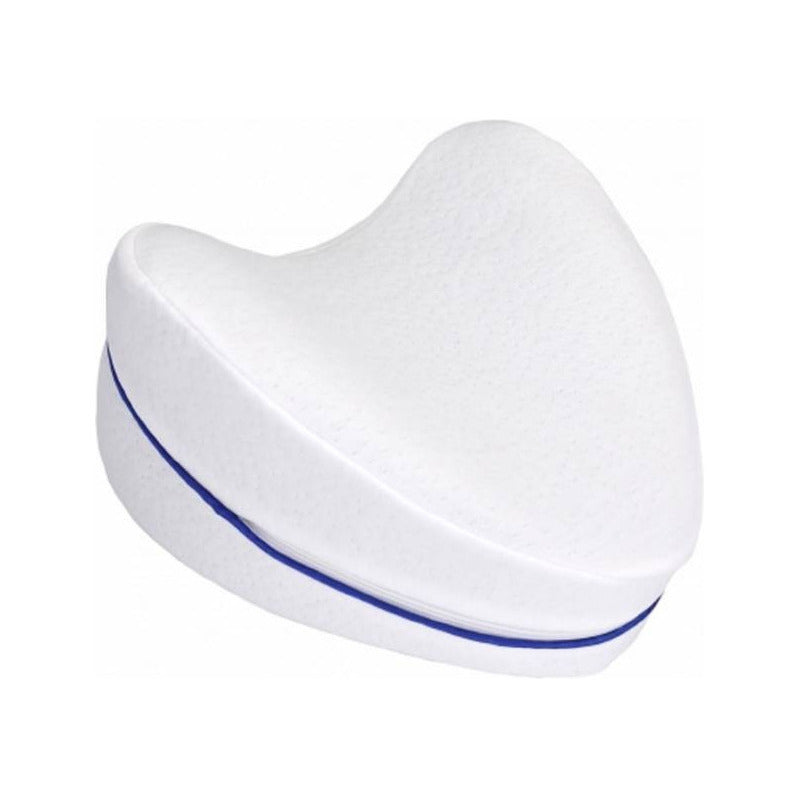 Almohada Para Piernas Rodillas Cojín Ortopédico Ergonómico Color Blanco