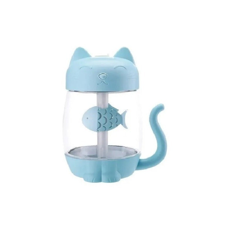 Humidificador Difusor De Gato 3 En 1 Aromaterapia