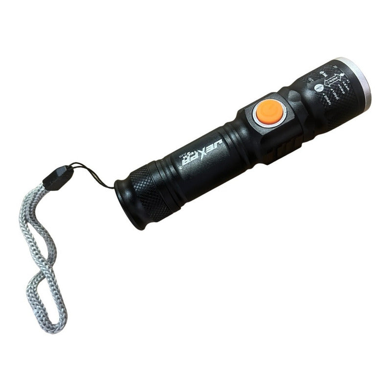 Linterna Recargable Led Tactica Usb Militar